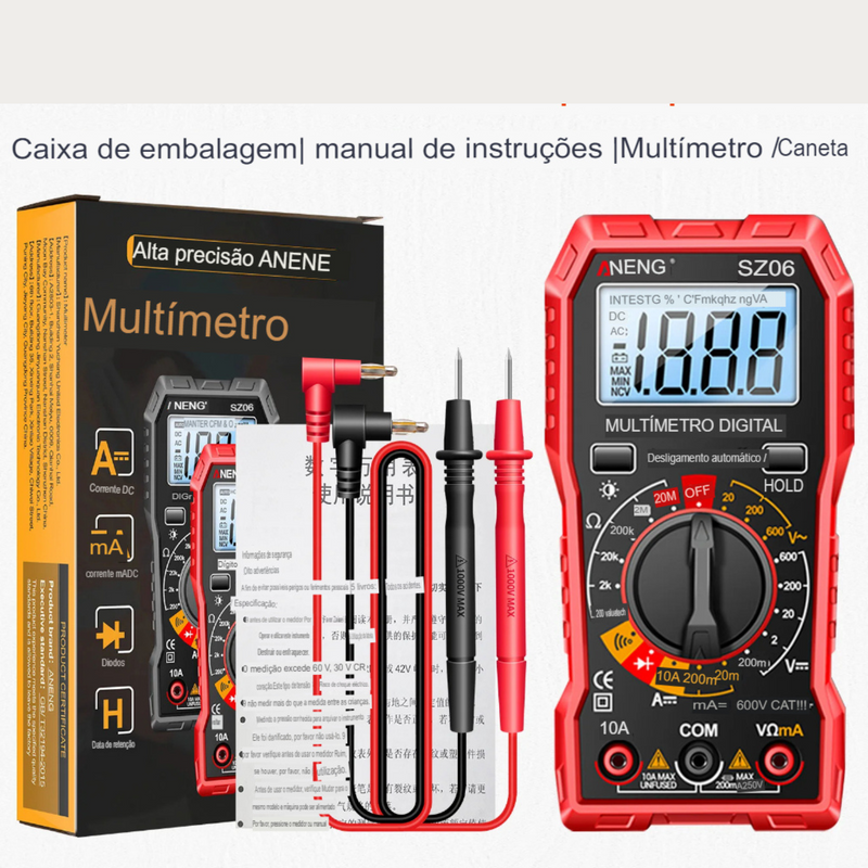 Multímetro Digital SZ06